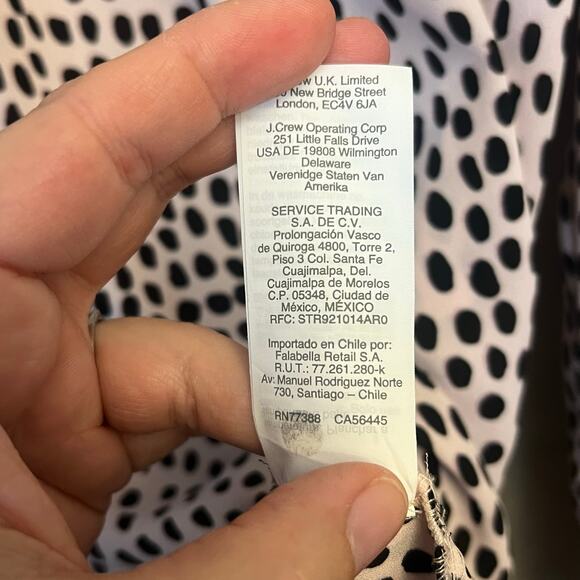 🐆 J.Crew XS Cheetah Print Puff Sleeve Blouse AG681 Tunic Top - Picture 9 of 13